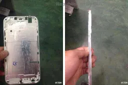 Purported: iPhone 6 metal frame caught on camera!
