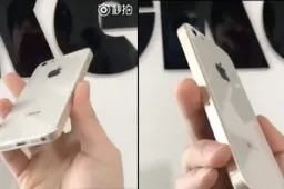 Alleged iPhone SE 2 with glass back shown in a clip