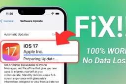 [2024 Solved] iPhone Stuck on Preparing Update iOS 17
