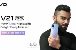 Vivo confirms Vivo V21 launch, to arrive in India on April 27