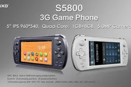 JXD S5800 3G Game Phone launched