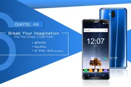 Oukitel announces the new Oukitel K6 with Helio P23