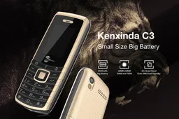 Kenxinda C3 released - the small size big battery feature phone for 2019