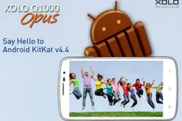 Broadcom powered XOLO Q1000 Opus receives KitKat upgrade; MediaTek to follow suit?