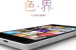 Konka and Tencent team up for the Konka w960 dual-core phone with MUSE UI