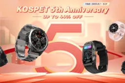 Save Big on KOSPET Smartwatches During Their 5th Anniversary Sale