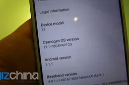 Cyanogen 12.1 coming to the ZUK Z1 23rd September