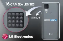 LG patents a smartphone with 16 camera lenses