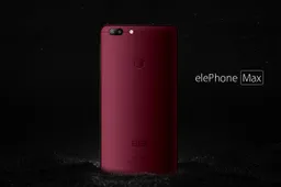 The Elephone Max is getting a new burgundy color version