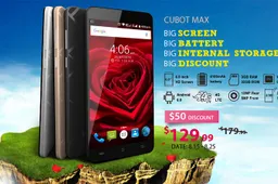 Starting today Cubot Max is available in the global presales