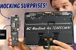 MacBook Air M2 disassembly: the motherboard reveals several surprises