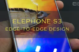 Video shows bezel-less Elephone S3 in action