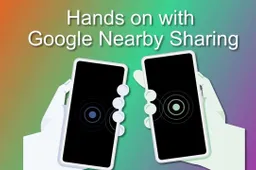 Google has an alternative to AirDrop and you can already see how it will work