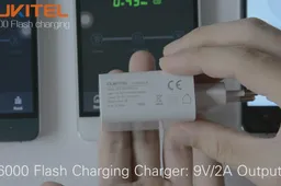 Oukitel K6000 charges 6000mAh battery in less than 2 hours