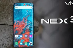 Vivo NEX 3 Waterfall display appears with very pronounced edges