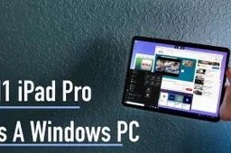Watch the M1 iPad Pro running Windows 10 very smoothly