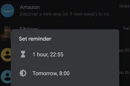Messages: Google App adds a reminder feature