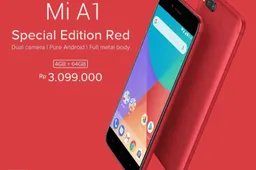 Indonesia gets a Red colored Xiaomi Mi A1 variant