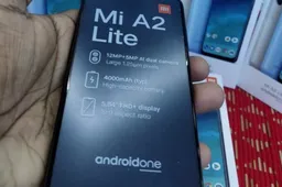 Mi A2 Lite leaked image confirms notched 5.84-inch FHD+ display, 12+5MP dual camera and 4,000mAh battery