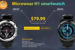 Microwear H1 IP68 3G smartwatch available on sale