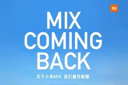 Mi MIX series will return on March 29