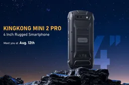Cubot just launched their new 4-inch compact KingKong Mini2 Pro