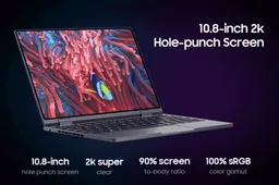 Chuwi's first hole-punch notebook MiniBook X officially launched