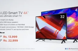 Xiaomi launches the Mi LED Smart TV 4A in India