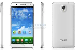 Mlais PRO is an 8-core MT6592 Galaxy Note 3 Clone