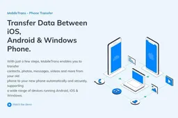 Transfer data easily with MobileTrans Phone Transfer