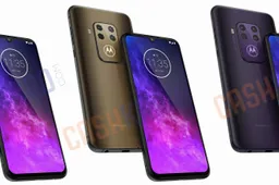 Motorola One Pro render surfaces, parades Quad-camera setup