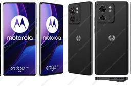 More renders of the Moto Edge 40 with a 144Hz OLED display appear online