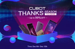 Cubot Thanksgiving promo on Aliexpress with $1 flash sales