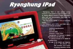 Ryonghung iPad unveiled, comes from North Korea so don't ask