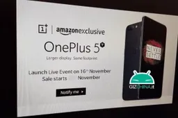 OnePlus 5T teaser poster leaks, get ready for November 16