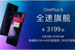 OnePlus 6 Officially Commence Sales For 3199 Yuan ($500)