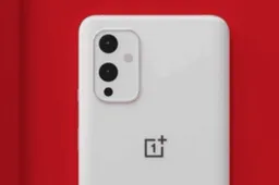 OnePlus 9 new render shows a pure white body with a matrix triple camera