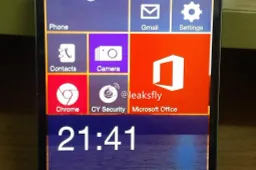 Fake: Spy images of a OnePlus One running Windows Phone
