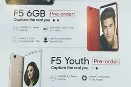 Oppo brochure leaks revealing three F5 variants