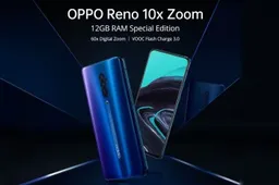 Oppo Reno 10x zoom Special Edition will boast 12GB RAM and Ocean Blue paint job