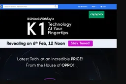 OPPO K1 with in-display fingerprint scanner confirmed for February 6 launch in India
