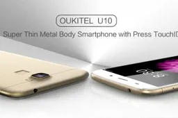 The newly announced Oukitel U10 features a metal body and fingerprint sensor