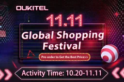 Craving for some OUKITEL phone ? 11.11 brand sale has huge discounts