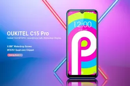 OUKITEL C15 Pro with waterdrop notch and Helio A22 announced