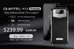 Presales for the big battery OUKITEL K12 starts today for $239.99