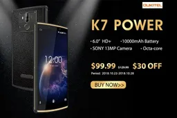 Surprise flash sale of the OUKITEL K7 Power only for $99.99