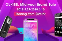 OUKITEL mid-year brand sale starting on Aliexpress starting at $59.99