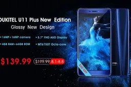 OUKITEL U11 Plus Sapphire Blue and Jet Black presales begin at $139.99