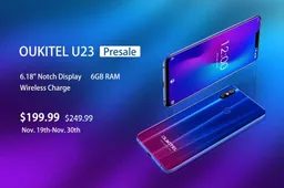 Notched OUKITEL U23 gets to presales today for $199.99
