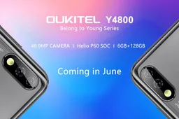 OUKITEL Y4800 from new Young series leaked with 48MP camera and Helio P60